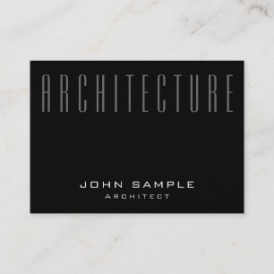 Architect Elegant Professional Deluxe Pearl Finish Business Card