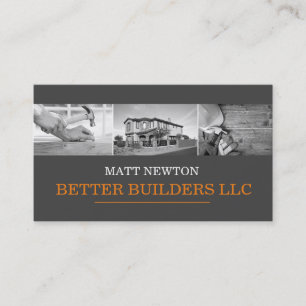 Architect Engineering Contractor Business Card