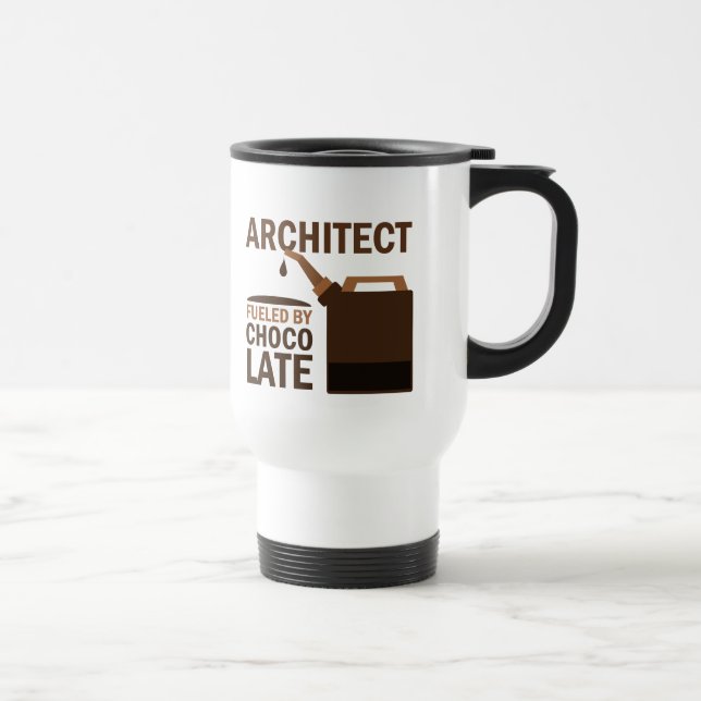 Architect Gift (Funny) Travel Mug (Right)