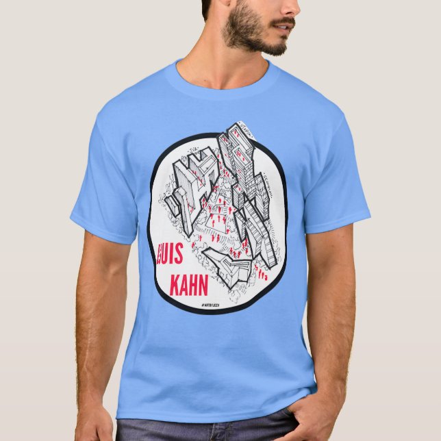 Architect Gift Idea Louis Kahn _by JEEVDESIGNS_ T-Shirt (Front)