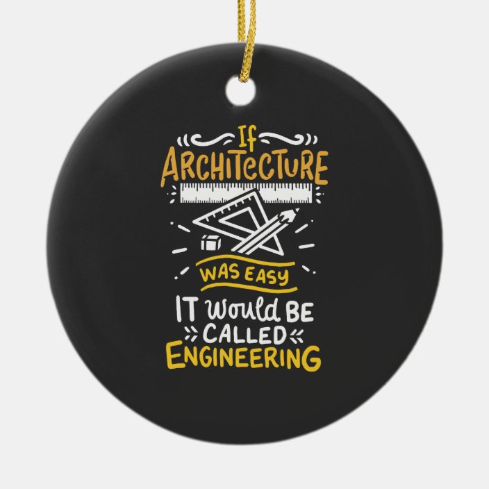 Architect Gifts Christmas Ornament Zazzle.co.uk