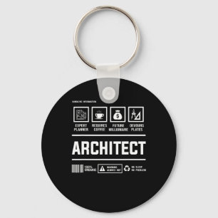 Architect Handling Inmation Architecture Mens Gift Key Ring
