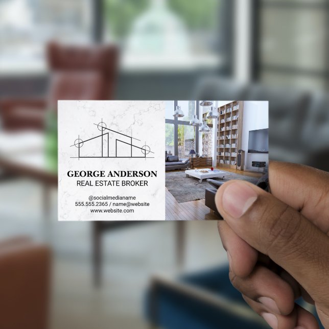 Architect House Logo | Home Interior Business Card (Creator Uploaded)