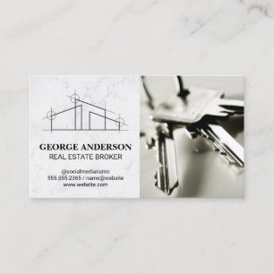 Architect House Logo   Keys Business Card