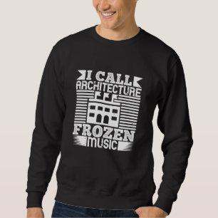 Architect - I Call Architecture Frozen Music Sweatshirt