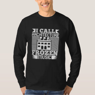 Architect - I Call Architecture Frozen Music T-Shirt