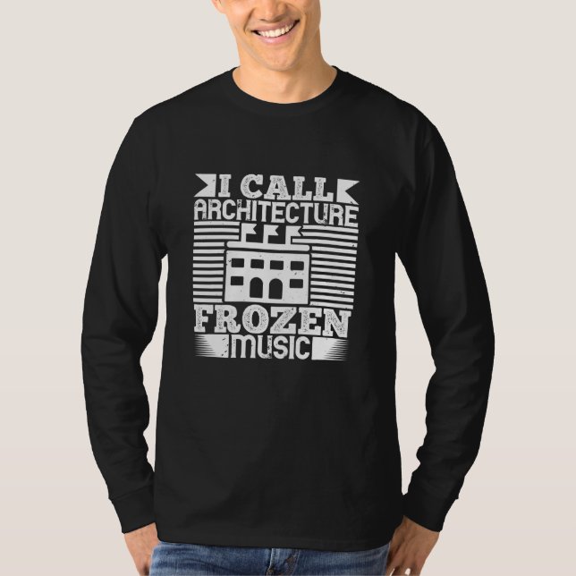 Architect - I Call Architecture Frozen Music T-Shirt (Front)