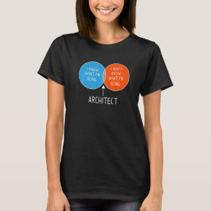 Architect I Don't Know What I'm Doing Colourful Di T-Shirt