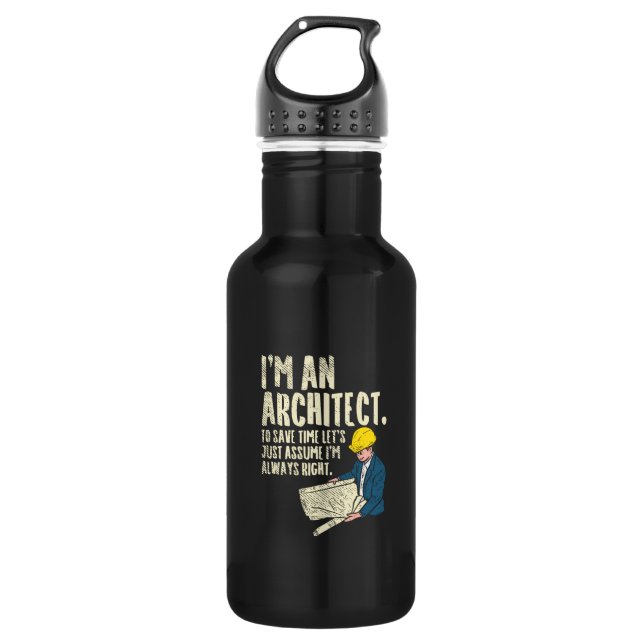 Architect - I'm An Architect 532 Ml Water Bottle (Front)