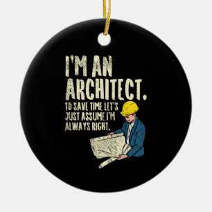 Architect - I'm An Architect Ceramic Tree Decoration