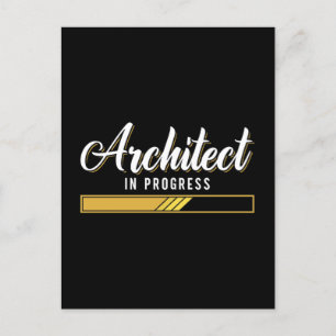 Architect In Progress Architects Job Architecture Holiday Postcard