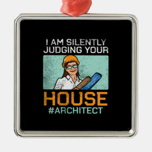 Architect - Judging Your House Metal Tree Decoration