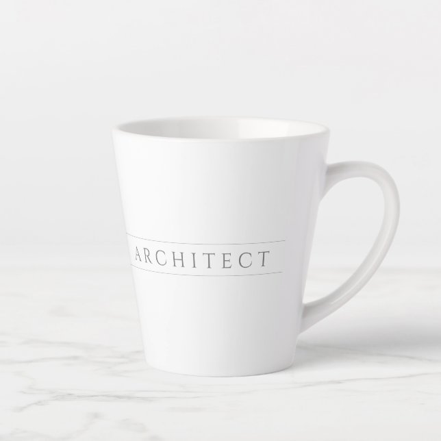 ARCHITECT Latte Mug / Grey (Right)