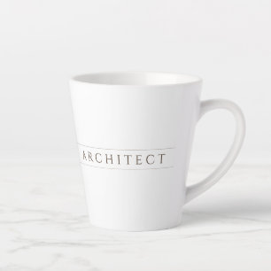 ARCHITECT Latte Mug / Sepia