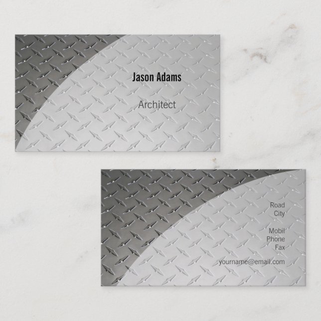 Architect | Modern Business Card (Front/Back)