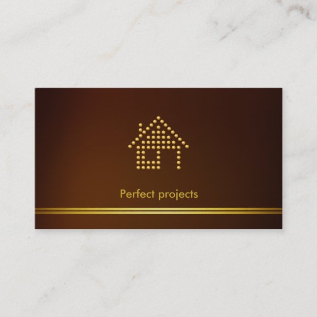 Architect | Modern Business Card (Front)