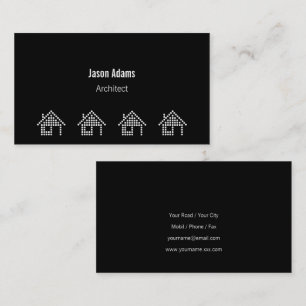 Architect   Modern Business Card