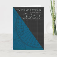 Architect - New Job - Stylish With Graph Paper