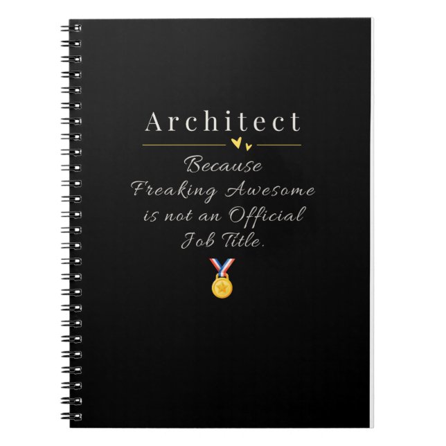 Architect Notebook (Front)