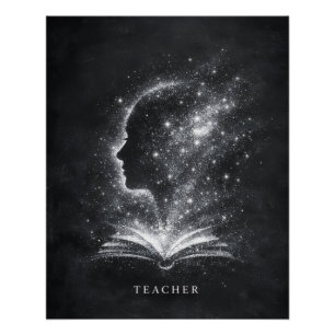 Architect of Future Minds Teacher Art Poster