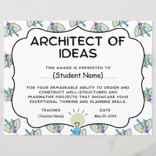 Architect of Ideas Student Recognition Award