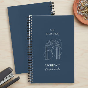 Architect of Joyful Minds Personalised Teacher Notebook