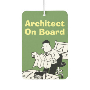 Architect On Board Car Air Freshener