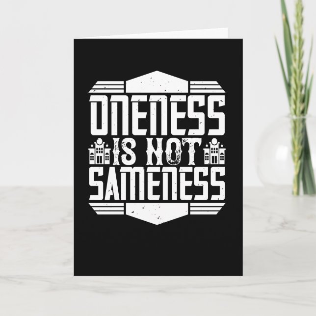Architect - Oneness Is Sameness Card (Front)