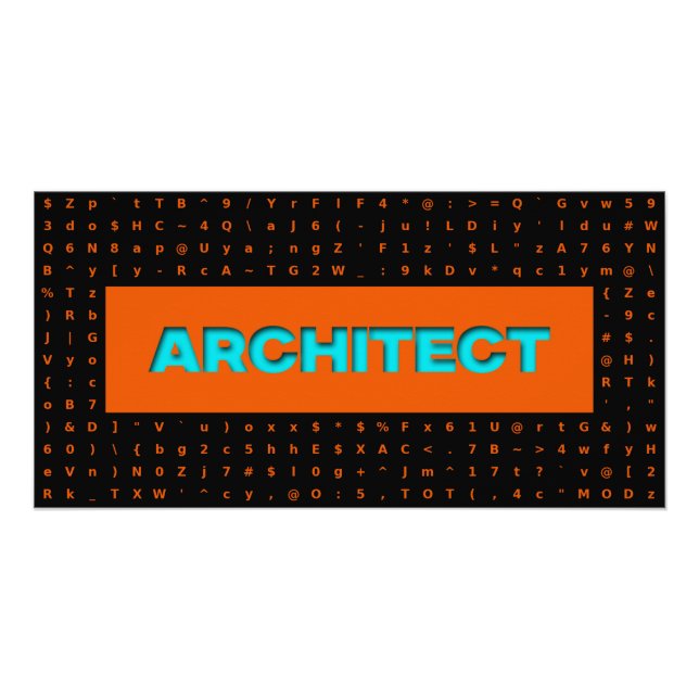 Architect Poster (Front)