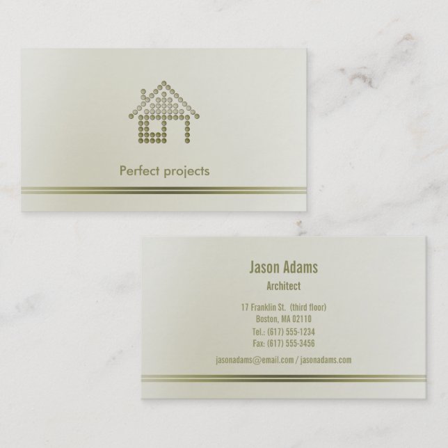Architect | Professional Business Card (Front/Back)
