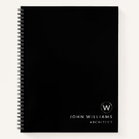 Architect Professional Modern Minimalist Monogram