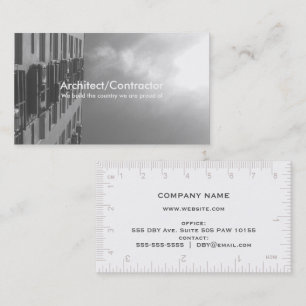 architect/real estate/building maintenance etc business card