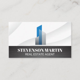 Architect Real Estate Logo   Building Business Card