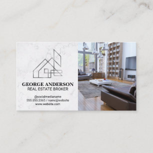 Architect Real Estate Logo  Business Card