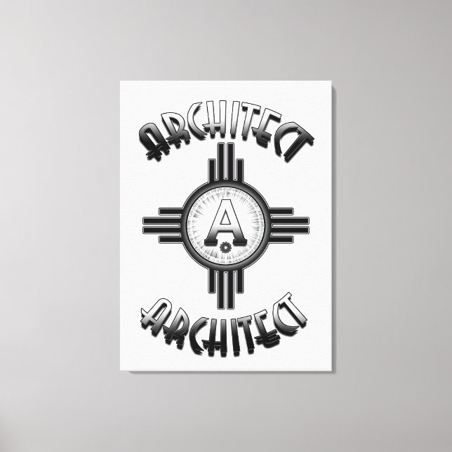 Architect Retro - Architects Merch Canvas Print (Front)