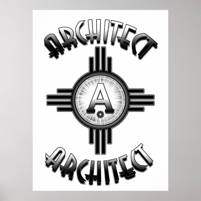Architect Retro - Architects Merch Poster (Front)