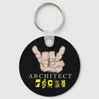 architect rocks key ring