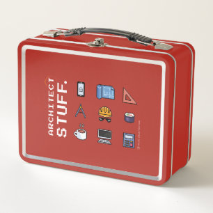 Architect Stuff Metal Lunch Box