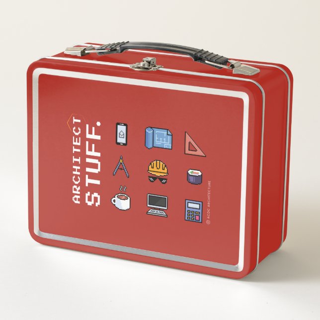 Architect Stuff Metal Lunch Box (Front)