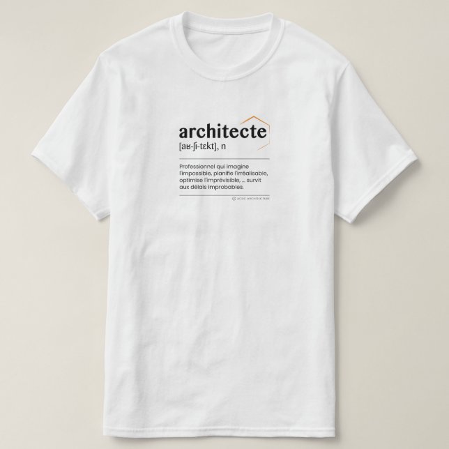 Architect T-shirt (Design Front)