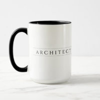 ARCHITECT Tall Black Combo Mug