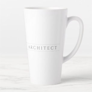 ARCHITECT Tall Latte Mug / Grey