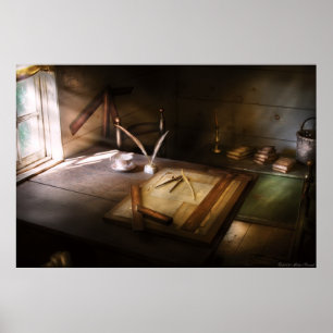 Architect - The drafting table Poster