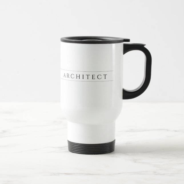 ARCHITECT Travel Mug / Black (Right)