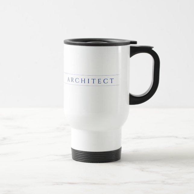 ARCHITECT Travel Mug / Navy Blue (Right)