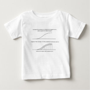Architect vs Engineer Baby T-Shirt