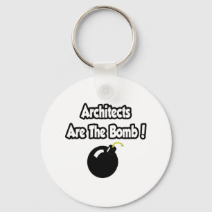 Architects Are The Bomb! Key Ring
