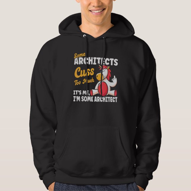 Architects Curse Architect Humour Architecture Stu Hoodie (Front)