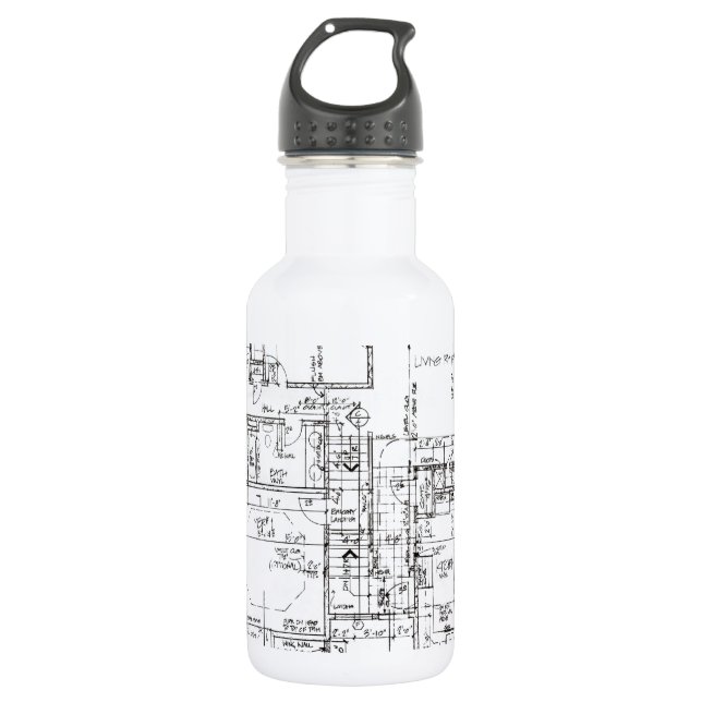 Architects Everything! 532 Ml Water Bottle (Front)
