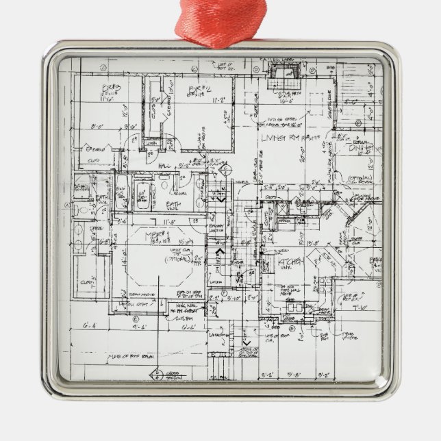 Architects Everything! Metal Tree Decoration (Front)